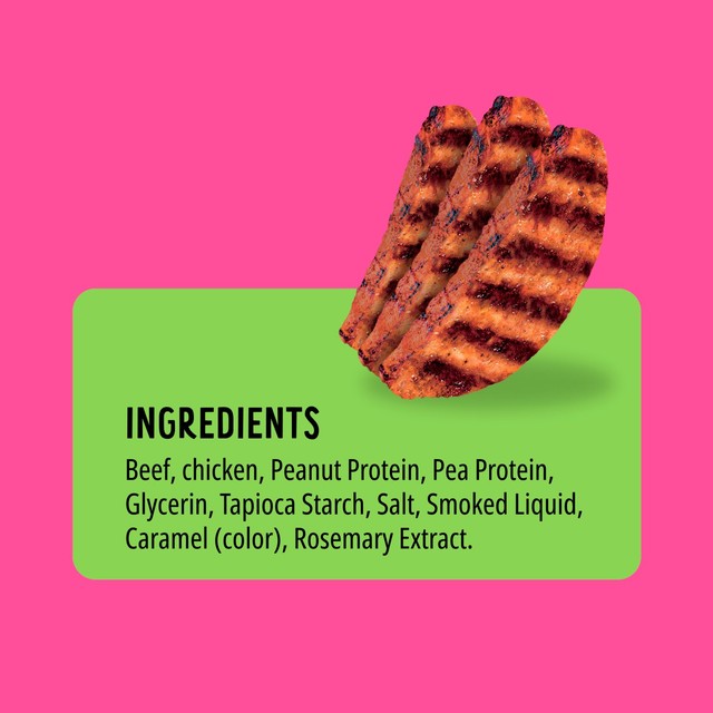 Bonkers BBQ soft chewy beef dog treats 85g, UK version