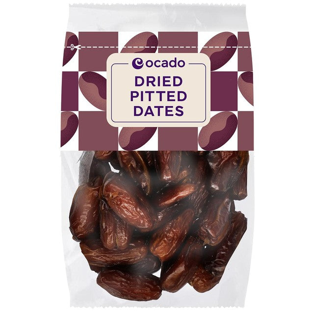 Ocado dried pitted dates 250g, imported from the UK