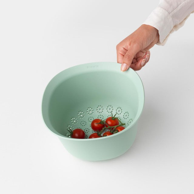 Brabantia Jade Green Tasty+ colander 2.4L - British product