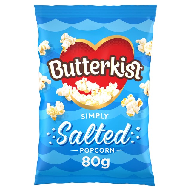 Butterkist simply salted popcorn 80g - British product