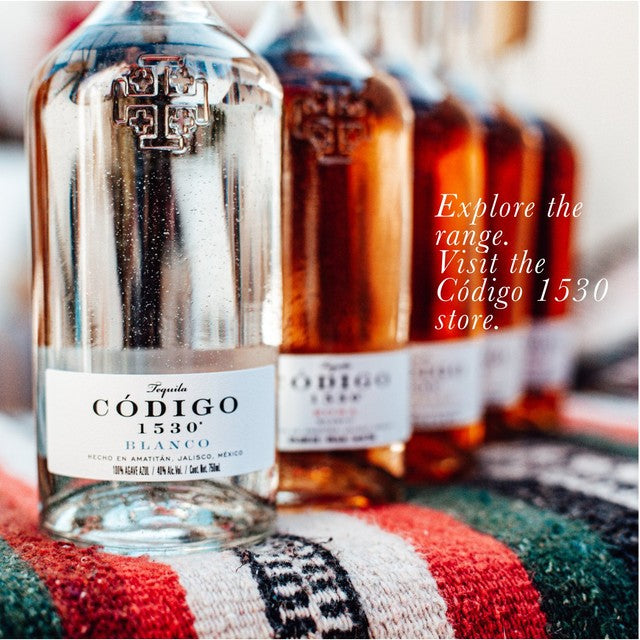 Codigo 1530 Blanco tequila bottle 70cl - British product