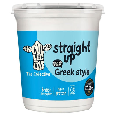 The Collective Straight Up Unsweetened Live Yoghurt 900g