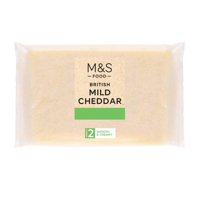 M&S Mild Cheddar cheese 350g, imported from the UK
