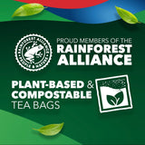 PG Tips decaf plant based biodegradable tea bags, imported from the UK