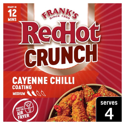 M&S Frank's RedHot Crunch Cayenne Chilli Coating Mix 70g- Buy online at McGrocer