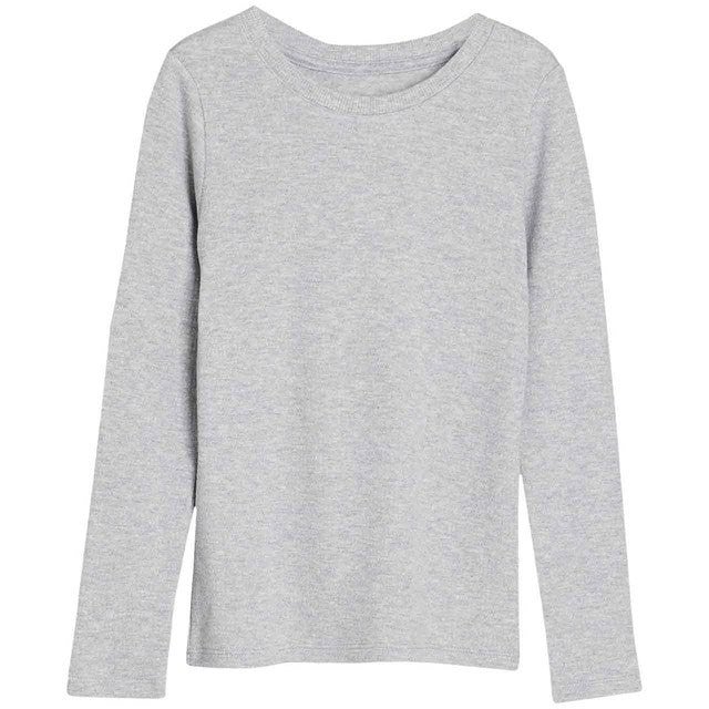 M&S Heatgen Thermal Tops grey marl 5-6 years, imported from the UK