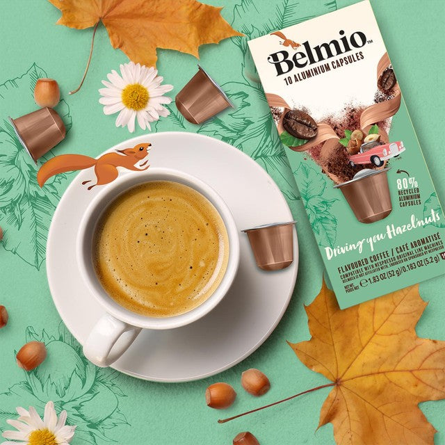 Belmio hazelnut coffee pods 10 pack - British product