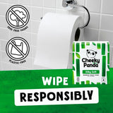 The Cheeky Panda Natural Bamboo Toilet Roll 4 Pack - British product