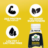 Arla Protein Banana Milk Shake bottle, imported from the UK