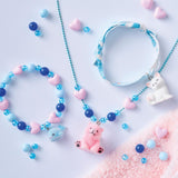 Janod small animal jewellery craft kit (British brand)