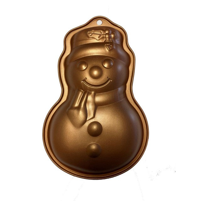 Eddingtons copper snowman cake pan 25.5cm x 16cm x 4cm - British product