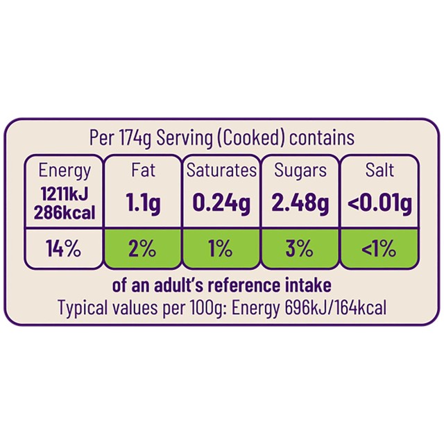 Ocado penne pasta 500g, imported from the UK