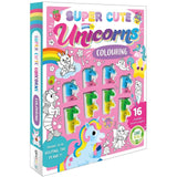Igloo Books Colourmania Eco Super Cute Unicorns colouring book - British product