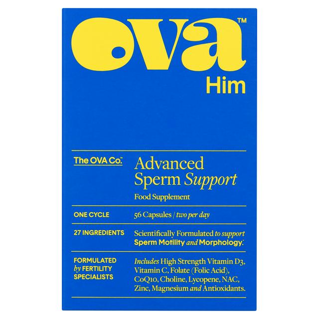 Advanced Sperm Support Dietary Supplement Capsules with Essential Vitamins and Minerals