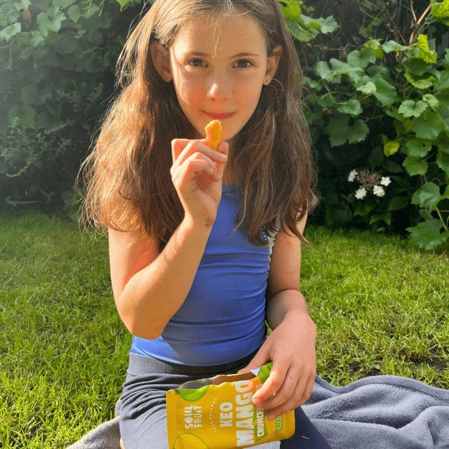 Soul Fruit freeze-dried mango crisps 20g (British brand)