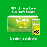 Kleenex Balsam tissues pocket pack, UK version