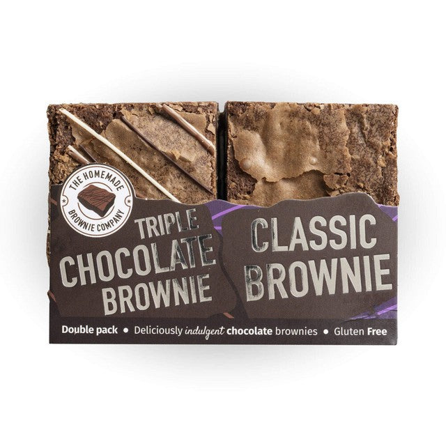Homemade Brownie Co. gluten-free brownie twin pack 120g, UK version