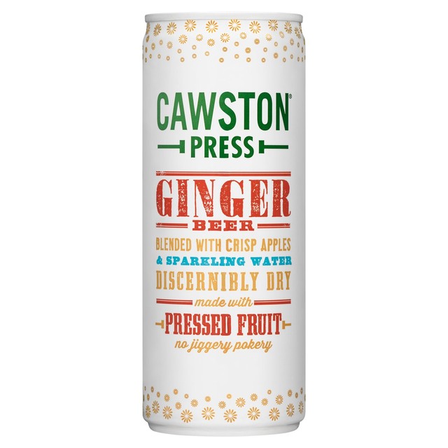Cawston Press sparkling ginger beer 250ml, UK version