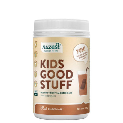 M&S Nuzest Kids Good Stuff Rich Chocolate Multinutrient Smoothie Mix 225g- Buy online at McGrocer