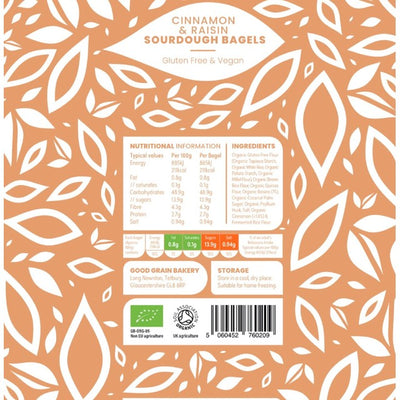 Good Grain Zimt & Rosinen Bagels Glutenfrei 4 x 125g