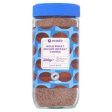 Ocado Gold Roast Decaff instant coffee 200g, imported from the UK