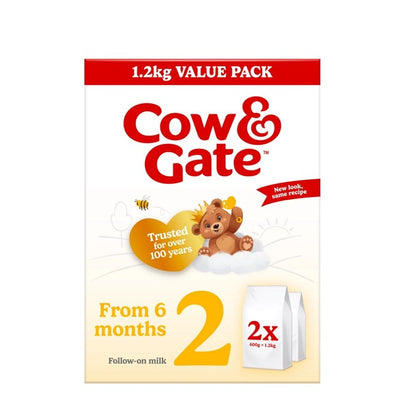 Lait de suite Cow & Gate 2 en poudre 6-12 mois 2 x 600g