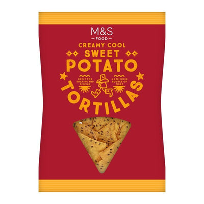Chips de tortilla de patata dulce M&S Cool 150 g