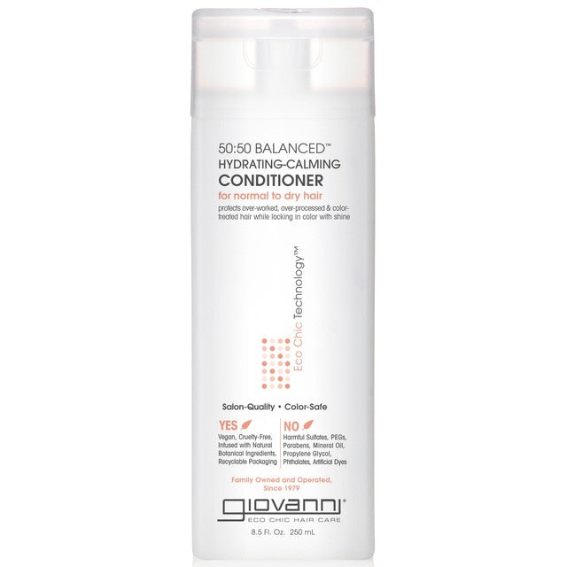 Giovanni 50/50 Balanced Hydrating & Calming Conditioner 250ml, UK version