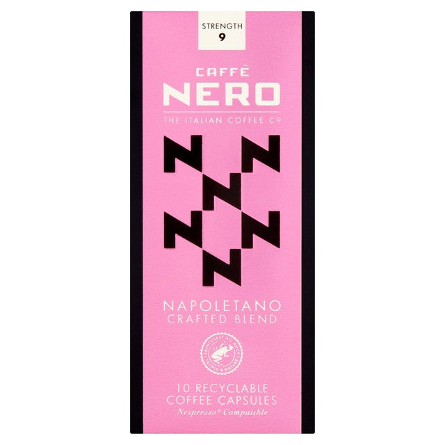 Caffe Nero Napoletano blend coffee capsules 10 count - British product