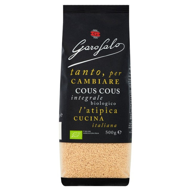 Garofalo organic whole wheat cous cous 500g, UK version