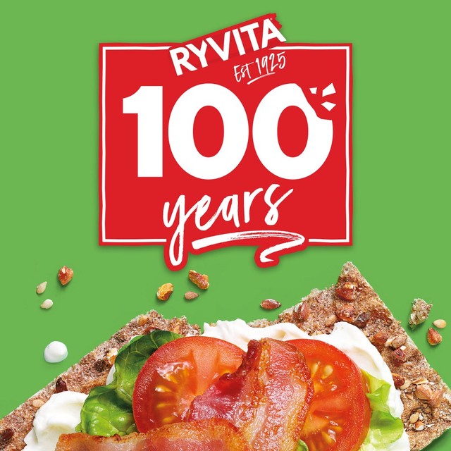 Ryvita multigrain crispbread 250g, imported from the UK