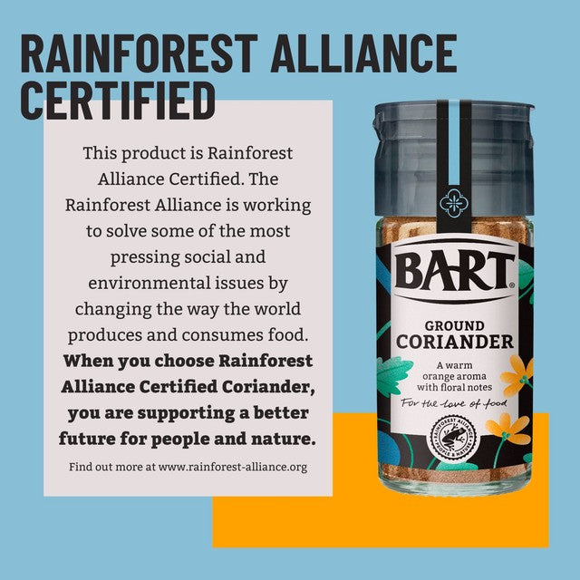 Bart Ground Coriander spice 30g jar - British product