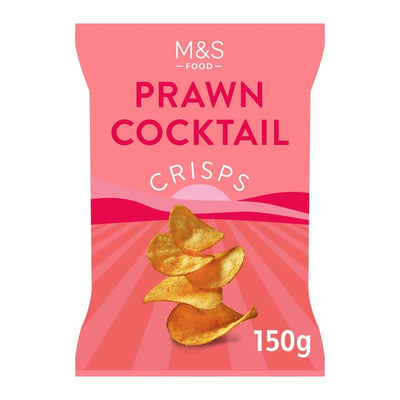 M&S M&S Prawn Cocktail Crisps 150g- Buy online at McGrocer