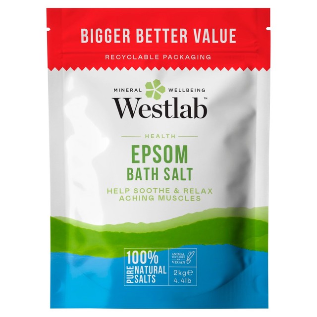 Westlab Epsom Salts 2kg (British brand)