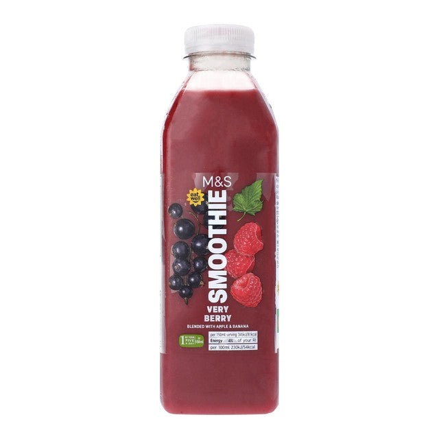 M&S Super Berry Smoothie 750ml, imported from the UK