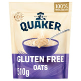 Quaker Gluten Free Oats Cereal 510g, imported from the UK