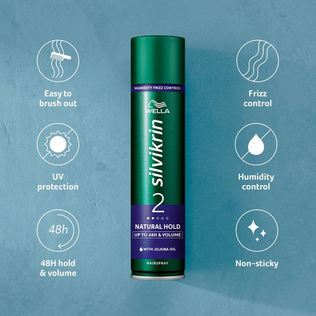 Silvikrin Classic Natural Hold Hairspray 250ml (British brand)