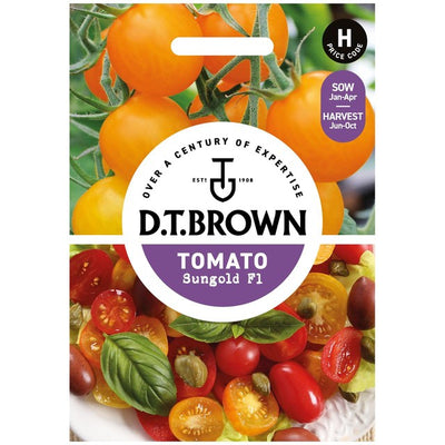 Mr Fothergills Samen D.T. Brown Tomate Sungold Samen 30 Samen