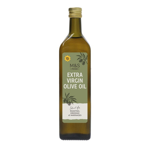 M&S Extra Virgin Olive Oil 1L Bottle, imported from the UK.