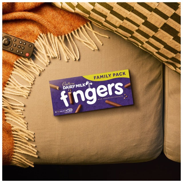 Cadbury Dairy Milk Fingers chocolate biscuit bars 189g - British product