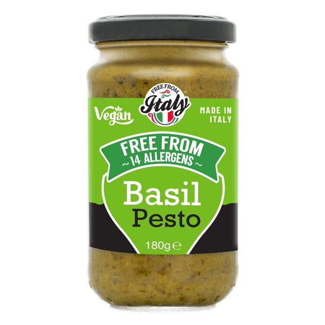 Free From Italy basil pesto sauce 180g - British product