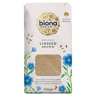 Biona Organic Brown Linseed Seeds 500g