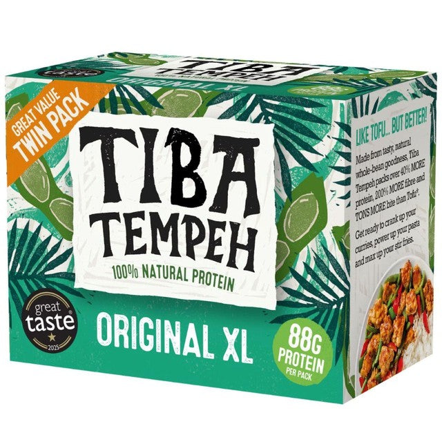 Tiba Tempeh organic original tempeh block 400g (British brand)