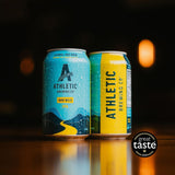 Athletic Brewing Co Run Wild IPA alcohol-free beer 4 x 355ml - British product