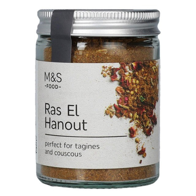 M&S Ras El Hanout seasoning blend with rose petals 45g - British product