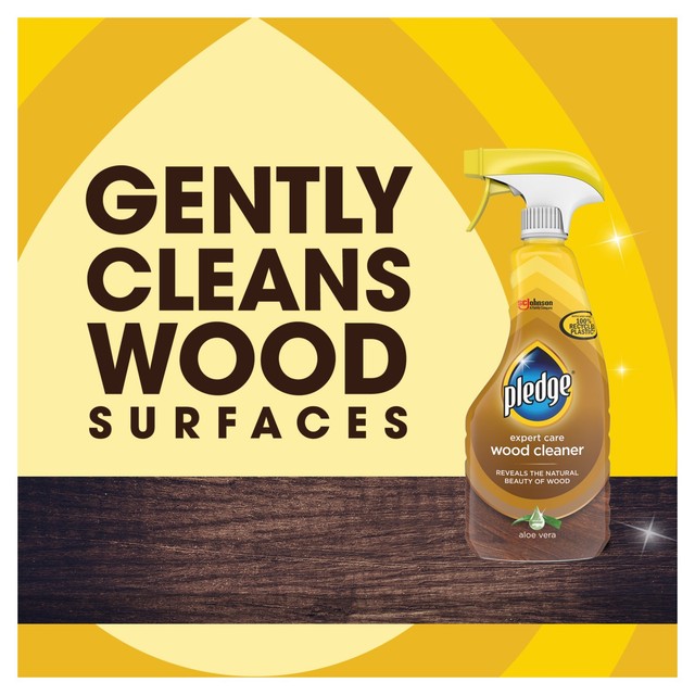 Pledge Wood Cleaner Spray Aloe Vera 500ml, imported from the UK