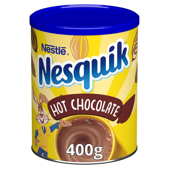 Nesquik Hot Chocolate Drink Mix 400g, imported from the UK