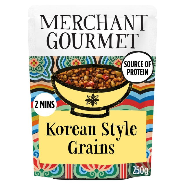 Merchant Gourmet Korean-Style Grains 250g, imported from the UK