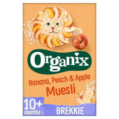 Muesli Bio Banane, Pêche et Pomme Organix 200g