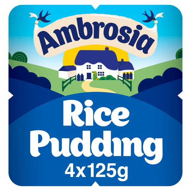 Ambrosia Rice Pudding Snack Pots 120g 4 Pack - British product